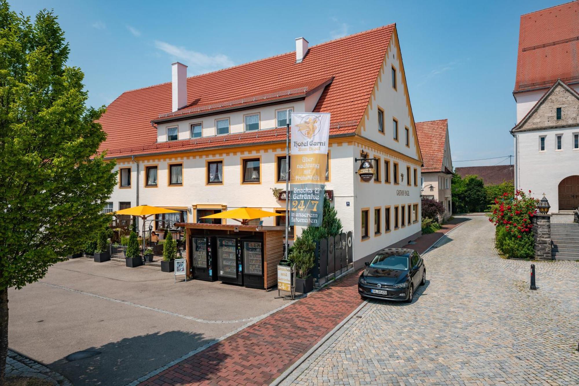 Hotel Garni "Zum Engel" Oberguenzburg Eksteriør bilde