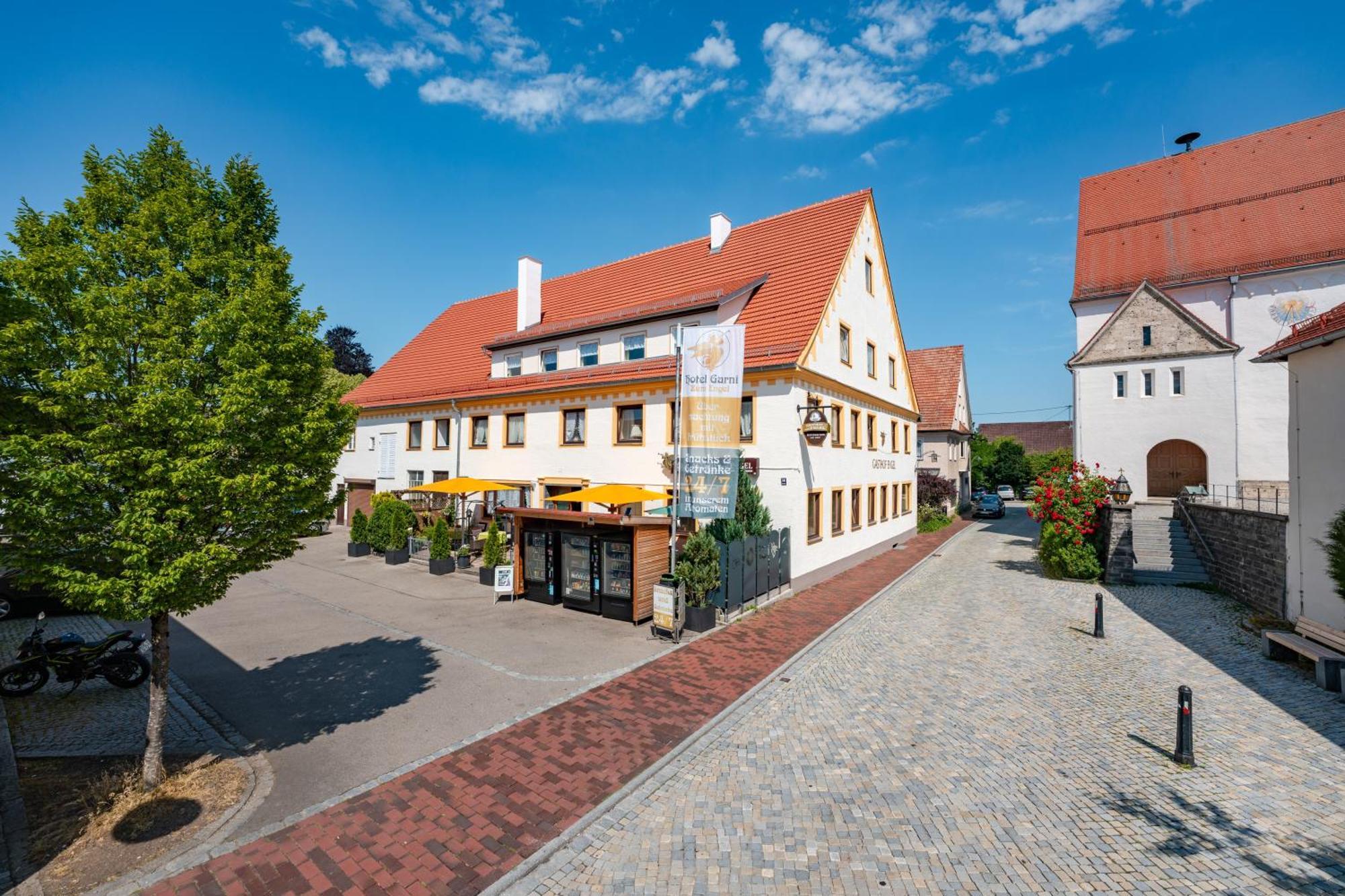 Hotel Garni "Zum Engel" Oberguenzburg Eksteriør bilde